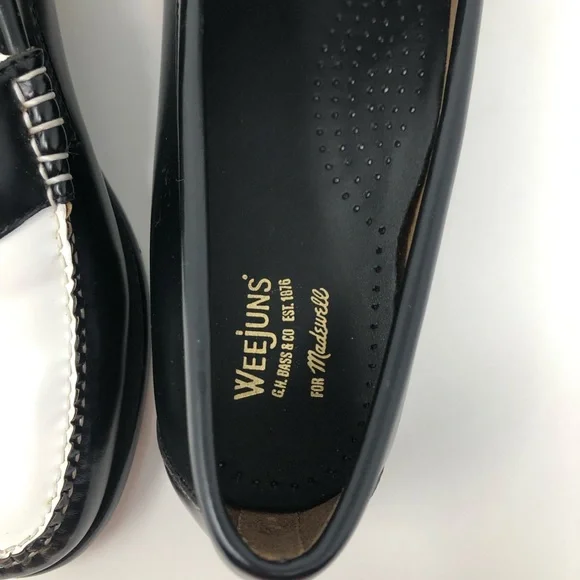 Madewell Black and White Loafers - Picture 5 of 8